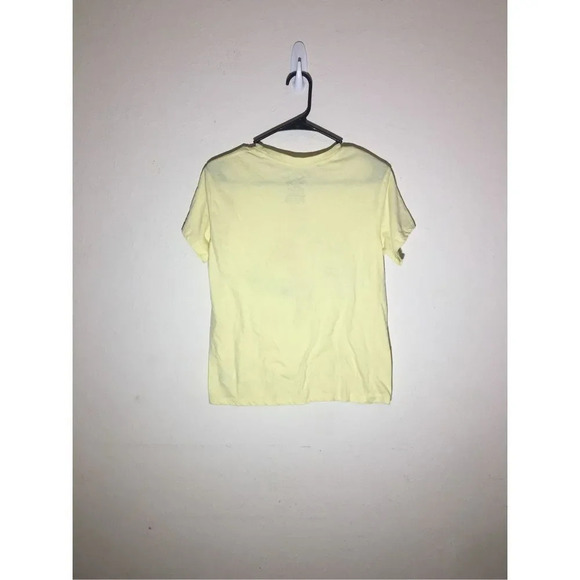 Womens Disney Winnie The Pooh Shirt Size Large Embroidered Yellow Flowers - Picture 2 of 2